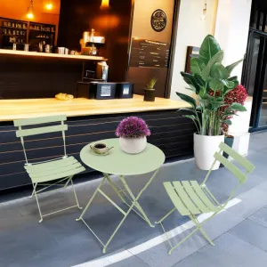 Ak furniture Skládací sada zahradního nábytku ORION zelená
