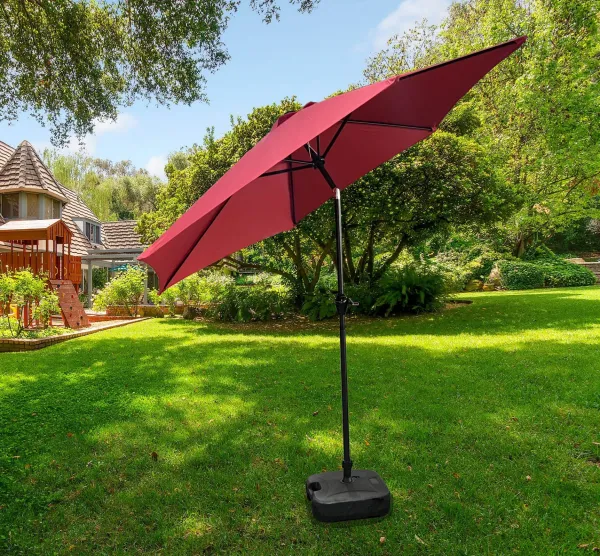 Ak furniture Zahradní slunečník ORIENT 270 cm červený