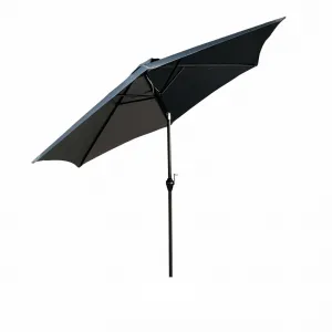Ak furniture Zahradní slunečník ORIENT 270 cm tmavě šedý