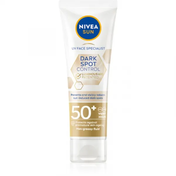 NIVEA SUN Luminous 630 pleťový krém na opaľovanie proti pigmentovým škvrnám SPF 50+ 40 ml