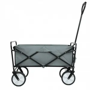 Ak furniture Zahradní vozík TYRS 145L šedý