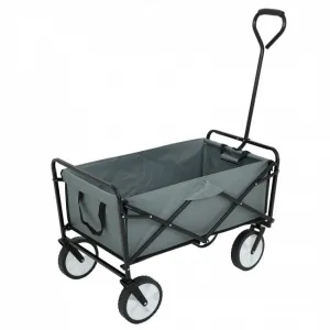 Ak furniture Zahradní vozík TYRS 145L šedý