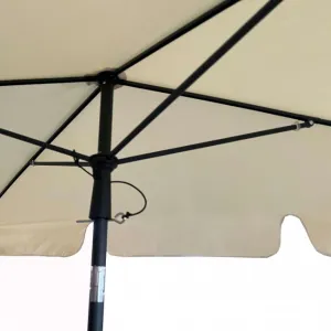 Ak furniture Zahradní slunečník FLOKS 200x125 cm béžový
