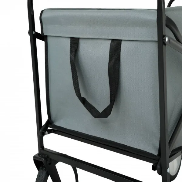 Ak furniture Zahradní vozík TYRS 145L šedý