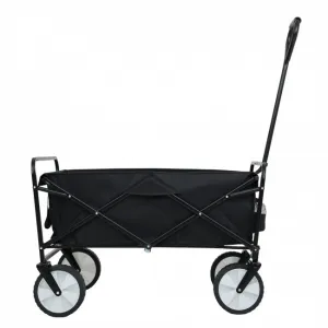 Ak furniture Zahradní vozík TYRS 145L černý