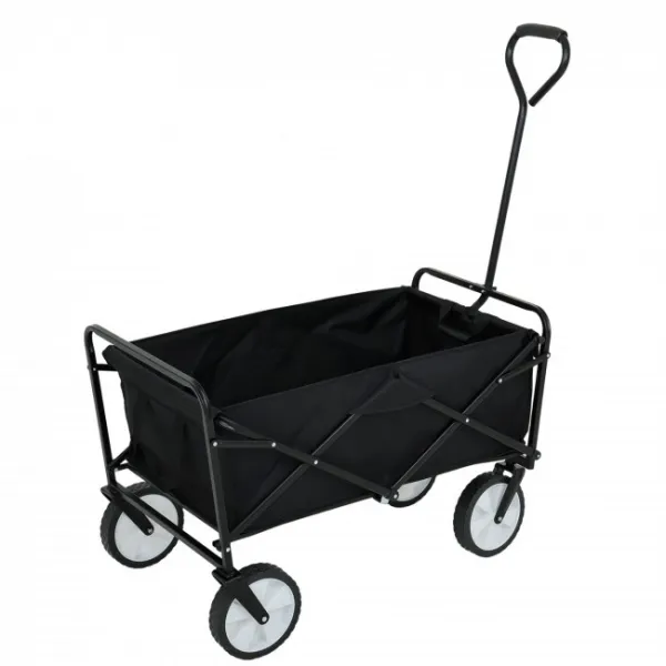Ak furniture Zahradní vozík TYRS 145L černý