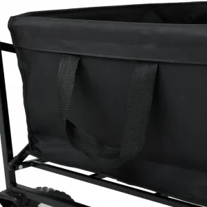 Ak furniture Zahradní vozík TYRS 145L černý