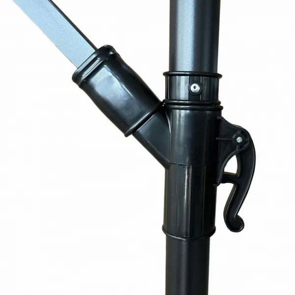 Ak furniture Zahradní slunečník ASTER s boční nohou 300 cm béžový