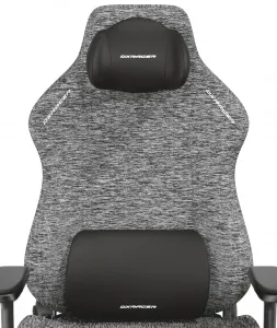 Herná stolička DXRacer TANK sivá, látková_