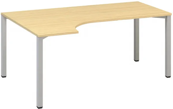 ALFA 200 stôl kancelárský 208, 160x120/80 cm rohový ľavý