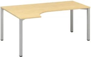 ALFA 200 stôl kancelárský 208, 160x120/80 cm rohový ľavý
