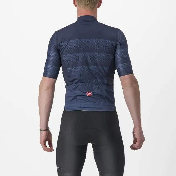Castelli LIVELLI Pánsky cyklistický dres, tmavo modrá, veľkosť