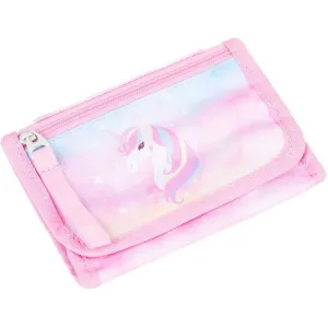 BAAGL RAINBOW UNICORN Peňaženka na krk, ružová, veľkosť