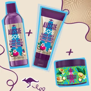 Aussie SOS Supercharged Moisture maska na vlasy 450 ml