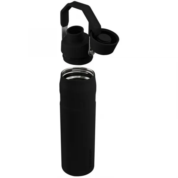 Stanley IceFlow™ Fast Flow Lid Bottle fľaša na vodu z nehrdzavejúcej ocele Black 600 ml