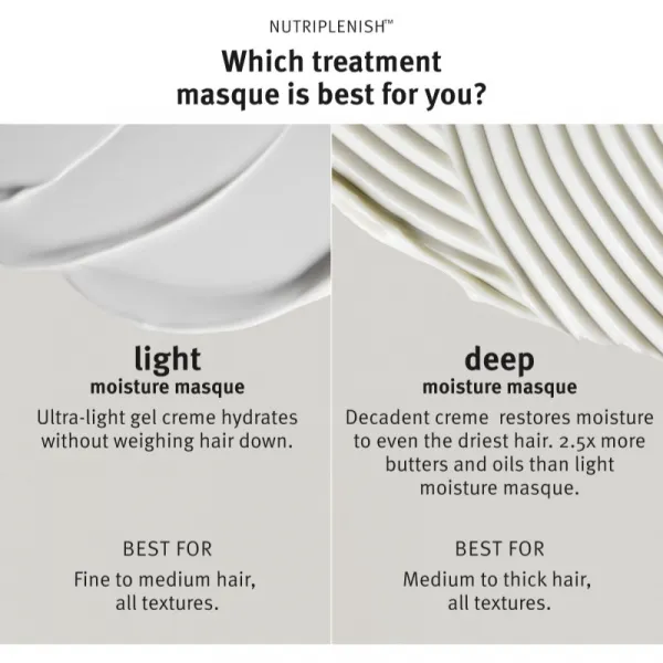 Aveda Nutriplenish™ Masque Light Moisture ľahká výživná starostlivosť pre normálne až mierne suché vlasy hydratačný 150 ml