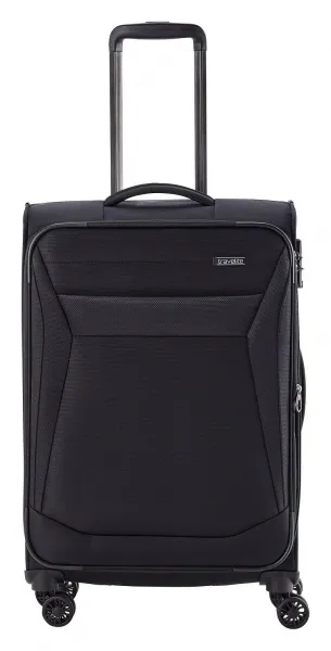 Stredný textilný kufor Travelite Chios M Black