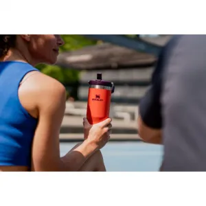 Stanley IceFlow™ Flip Straw Tumbler fľaša na vodu z nehrdzavejúcej ocele Tigerlilly 890 ml