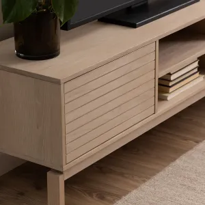 Actona TV stolek Linley 160 cm dub bělený