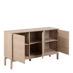 Actona Komoda Linley 135 cm dub bělený