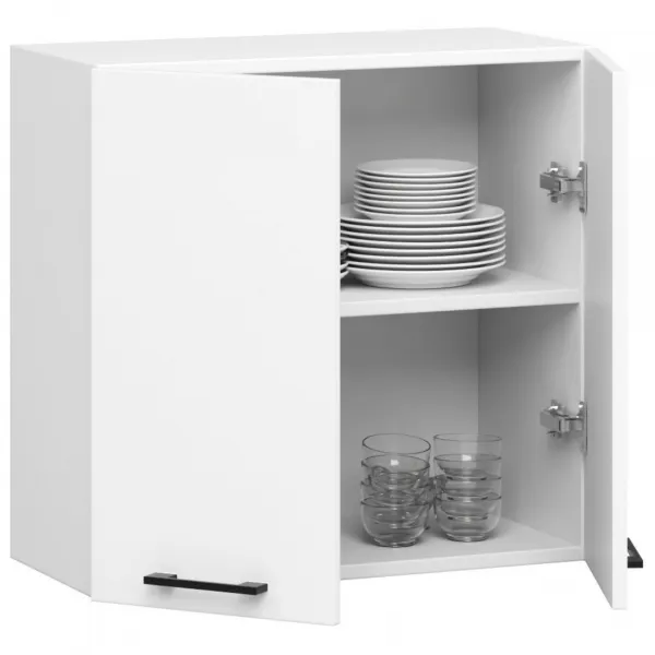 Ak furniture Kuchynská skrinka Olivia W II 60 cm - biela závesná