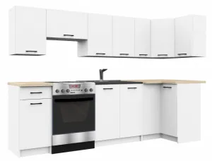 Ak furniture Kuchynská skrinka Olivia W 30 cm - biela závesná