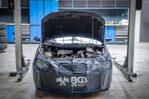 BGS Technics Plachta ochranná na prednú časť osobných automobilov