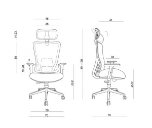 Ergonomická kancelárska stolička Optimo