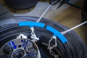 BGS Technics Náradie na montáž a demontáž motocyklových pneumatík, sada 13 dielov