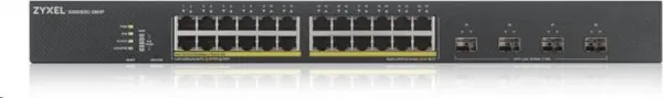 Zyxel XGS1935-28HP, 28 Port Lite-L3 Smart Managed PoE Switch, 24x Gigabit PoE and 4x 10G SFP+, hybrid mode