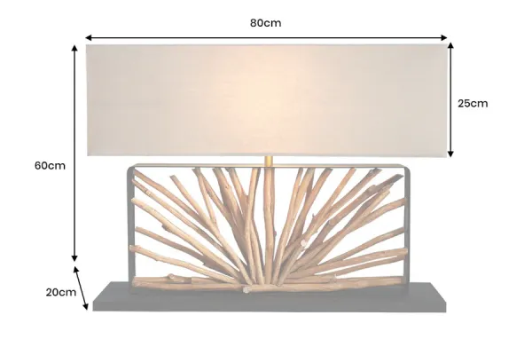 Stolná lampa KAINEUS Dekorhome