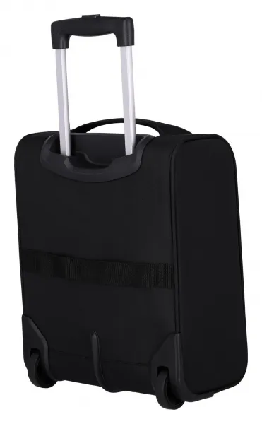 Malý textilný kufor Travelite Cabin 2w Underseater Black