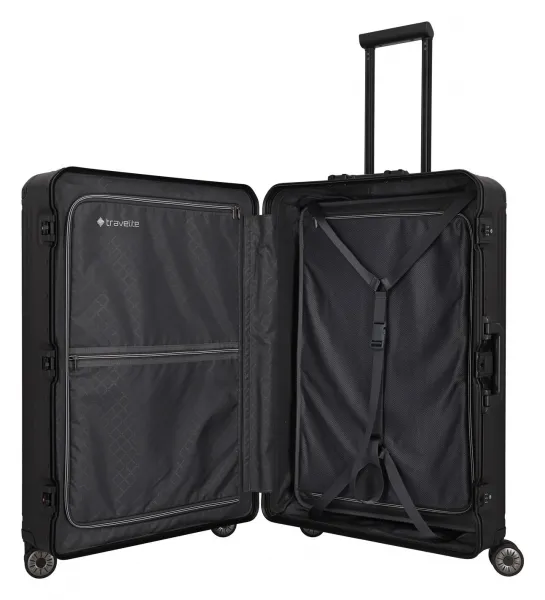 Hliníkový kufor Travelite Next 2.0 L Black Matt