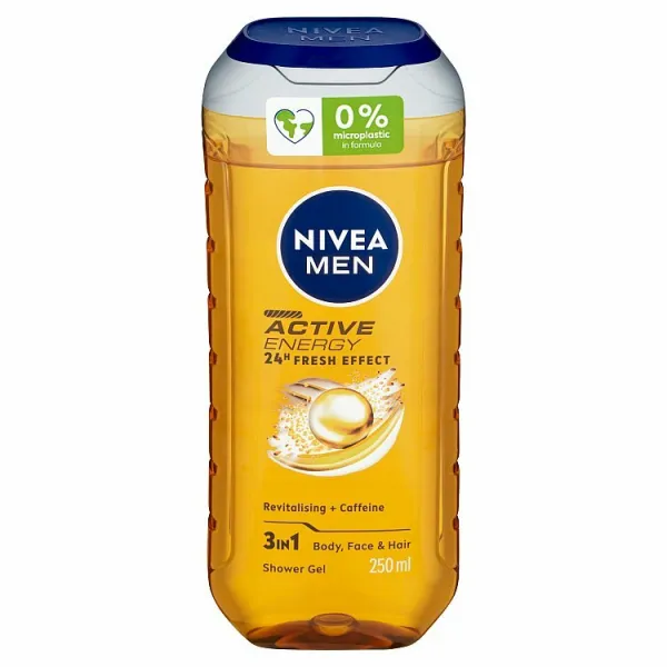 Nivea Men Active Energy 3 v 1 sprchovací gél 250 ml