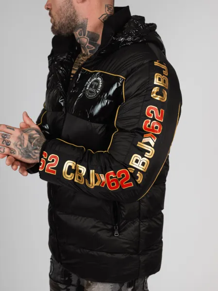 Pánska bunda CIPO & BAXX CM218 BLACK Farba: Čierna, Konfekčná veľkosť: M