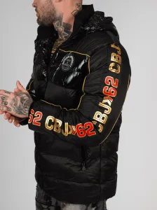 Pánska bunda CIPO & BAXX CM218 BLACK Farba: Čierna, Konfekčná veľkosť: M