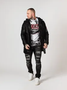 Pánska bunda CIPO & BAXX CM148 BLACK Farba: Čierna, Konfekčná veľkosť: M