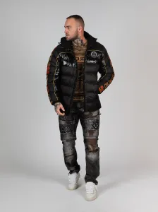 Pánska bunda CIPO & BAXX CM218 BLACK Farba: Čierna, Konfekčná veľkosť: M