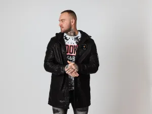Pánska bunda CIPO & BAXX CM148 BLACK Farba: Čierna, Konfekčná veľkosť: M