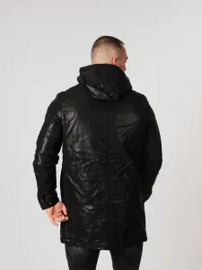 Pánska bunda CIPO & BAXX CM148 BLACK Farba: Čierna, Konfekčná veľkosť: M