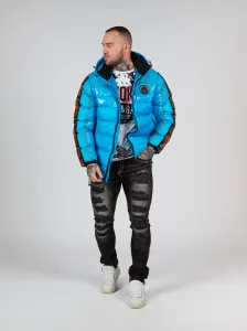 Pánska bunda CIPO & BAXX CM218 BLUE Farba: Modrá, Konfekčná veľkosť: M