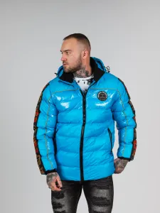 Pánska bunda CIPO & BAXX CM218 BLUE Farba: Modrá, Konfekčná veľkosť: M