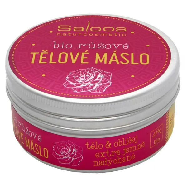 Bio ružové pleťové a telové maslo, 75 ml