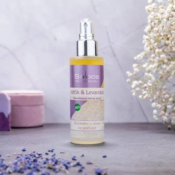 BIO Dvojfázový telový sprej horčík & levanduľa 100 ml