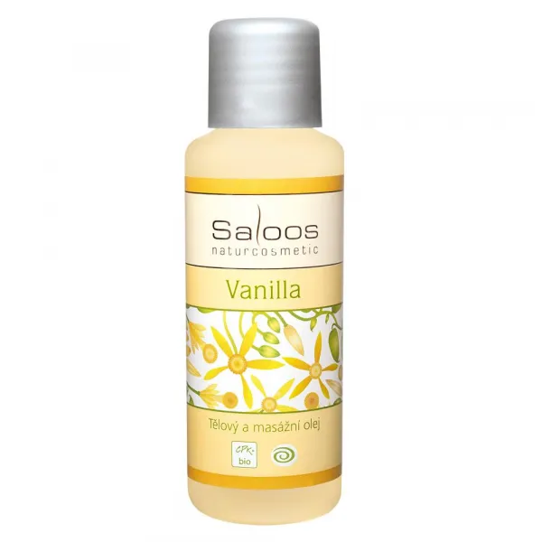Pleťový a telový masážny olej Vanilla, 50 ml