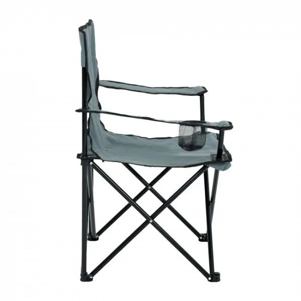 Ak furniture Kempingová židle ANTER šedá