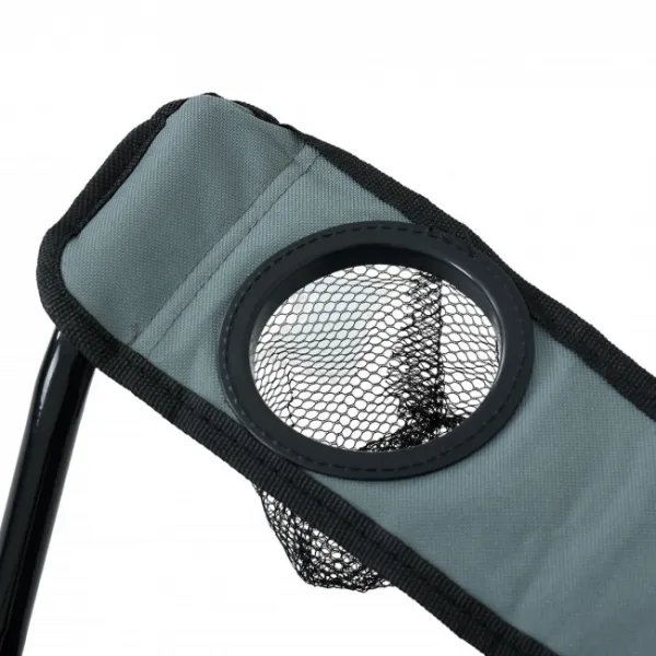 Ak furniture Kempingová židle ANTER šedá