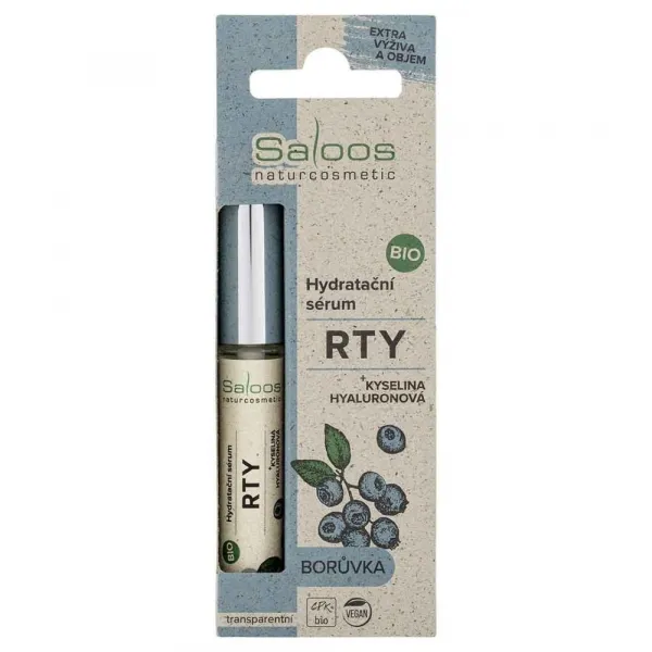 Bio Hydratačné sérum na pery - Čučoriedka, 7 ml