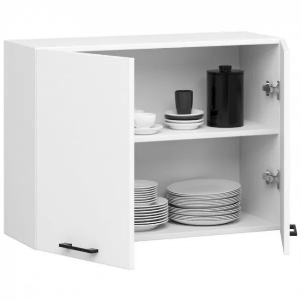 Ak furniture Kuchynská skrinka Olivia W I 80 cm - biela závesná