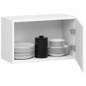 Ak furniture Kuchynská skrinka Olivia W I 60 cm cm biela - závesná